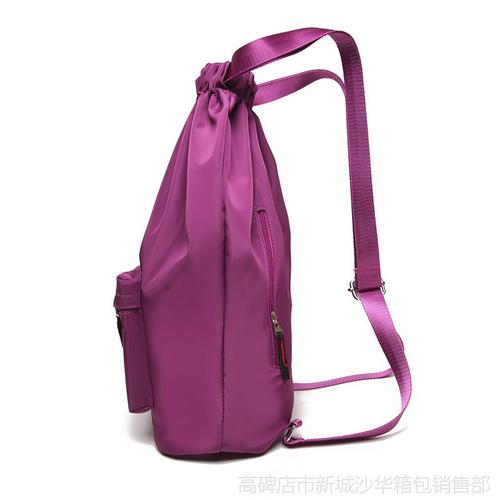 箱包皮具 双肩背包 男女防水尼龙束口背包折叠袋厂家定制 抽绳袋收纳